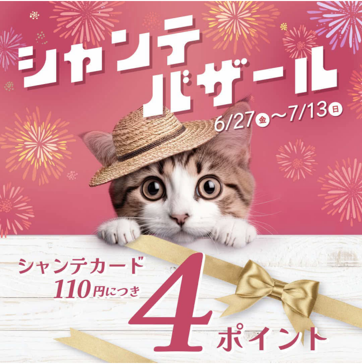 夏のシャンテバザール開催！
