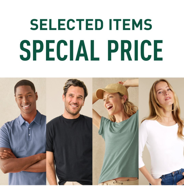 SELECTED ITEMS SPECIAL PRICE