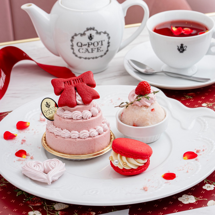 【3F Q-pot CAFE.】PINK HOUSEオープン&Q-pot CAFE.1周年記念　特別メニュー