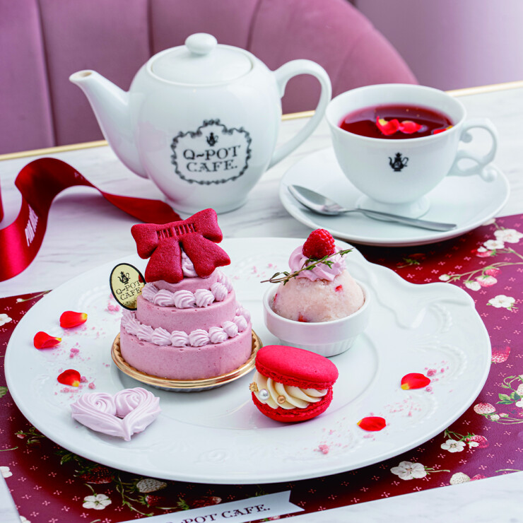【3F Q-pot CAFE.】PINK HOUSEオープン&Q-pot CAFE.1周年記念　特別メニュー