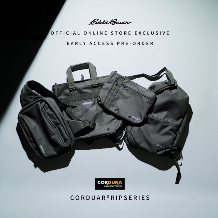 《エディー・バウアー》大人気！コーデュラを使用した、バッグシリーズ！